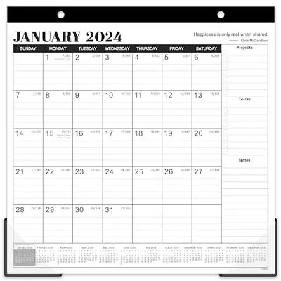 2024-2025 Desk Calendar - 24 Months Monthly Calendar Magnetic Desk Fridge 10x10  • $8.53