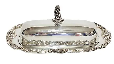 £39.20 • Buy Reed & Barton King Francis 1690 Silver Plated 1/4 Lb Covered Butter Dish