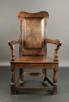 An Early 18th Century Welsh Wainscot Chair. • $1768.55
