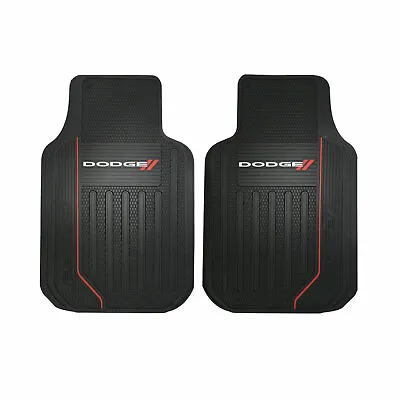 New 2pc DODGE Elite Car Truck SUV Heavy Duty All Weather Rubber Floor Mats Set • $41.95