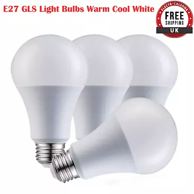 GLS LED Light Bulbs Warm/Cool White A+ Lighting Golf Bulb E27/B22 Base 3W-25W • £3.10