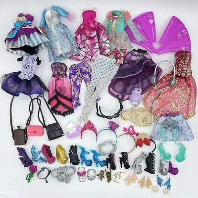 HUGE Ever After High Doll Clothes Shoes Accessories Jewelry Hands Lot 70+ Pieces • $74.99