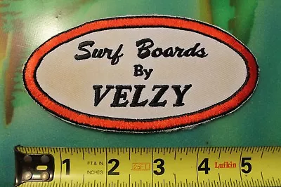 VELZY Surfboards Surf Boards Hap Jacobs Vintage Original 1960's Surfing PATCH • $40