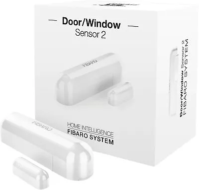 Fibaro Z-Wave Plus Door/Window Sensor White - FGDW-002-1 • $38.99