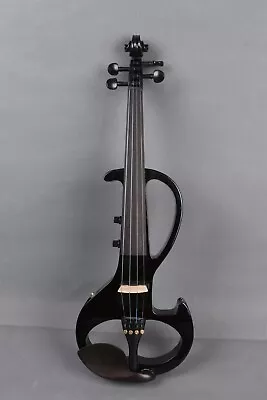 Yinfente Black 4/4 Electric Silent Violin Solid Wood Free Case Nice Tone #EV6 • $269