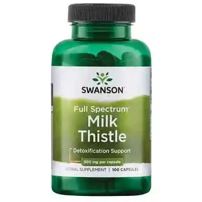 MILK THISTLE (Silymarin) 500 Mg 100 Caps Liver Kidney Spleen Health Expiry 2026 • $9.95