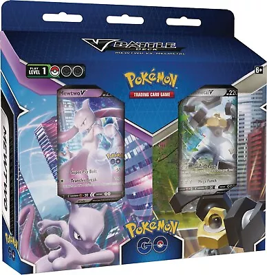 Pokemon Go V Battle Deck Bundle Mewtwo & Melmetal Sealed Set • $15.90