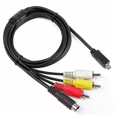 5ft AV TV RCA Video Cord Cable For SONY HDR-SR11 HDR-SR12 VMC-15FS VMC-30FS • $9.98