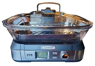 Cuisinart STM-1000 Cook Fresh Digital Glass Steamer Stainless Steel  TESTED • $79.99