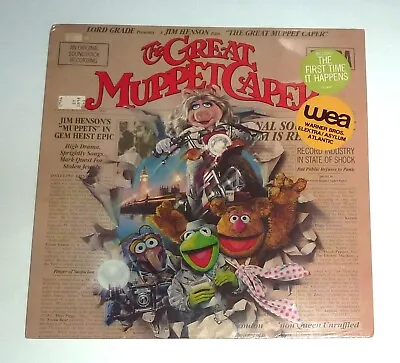  STILL SEALED  VINYL LP By JIM HENSON  THE GREAT MUPPET CAPER  (1981) SOUNDTRACK • $60