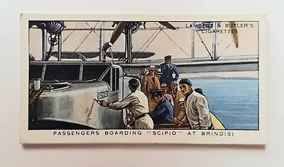 Lambert And Butler Cigarette Cards Empire Air Routes 1936 • £1