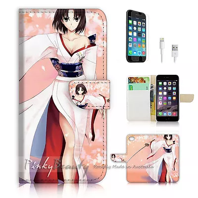 ( For IPhone 6 / 6S ) Wallet Case Cover P1660 Sward Girl • $12.99