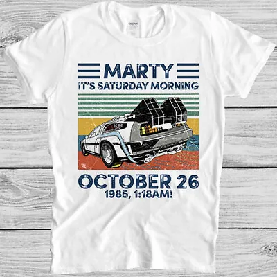 Marty Mcfly Doc Emmett Brown Back To The Future Cult Movie Gift T Shirt 4033 • £6.35