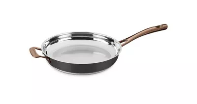 $79.99 • Buy Cuisinart Onyx 12″ Skillet With Helper Handle NEW