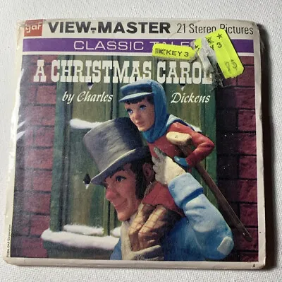 View-Master DICKENS A CHRISTMAS CAROL - B380 - 3 Reel Set + Booklet (V2) • $12.33