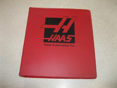 HAAS SL Series Programming And Operations Manual. June 2002.  GC. • $225