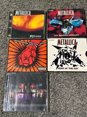 Lot Of (5) Metallica Rock CDs - Reload (JP) Japan ST. Anger S&M Memory Remains • $24.95