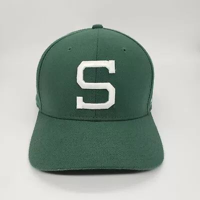 Michigan State Nike Hat Green Classic 99 Dri Fit Large/XL Fitted Baseball Cap • $12.99