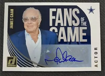 $99 • Buy 2018 Donruss Fans Of The Game #FG-JC James Caan Dallas Cowboys Auto 