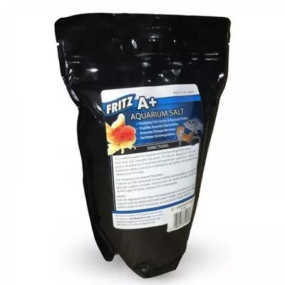 Fritz A+ Aquarium Salt 1lb Bag For 5 Gallon FRESHWATER Aquariums & Fish Tanks • $22.85