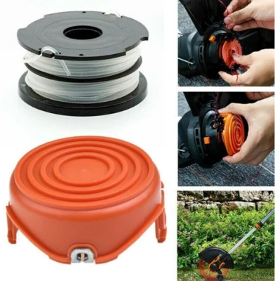 £7.99 • Buy UK-Spool &Line +Cover Cap For Black&Decker Strimmer Trimmer GL687 GL690/GL680