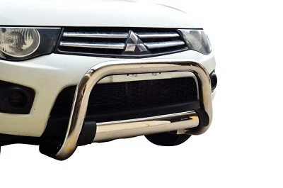 $233.71 • Buy Bullbar Nudge Bar S/S 3  Bumper Guard For Mitsubishi Challenger 10-15 PB PC
