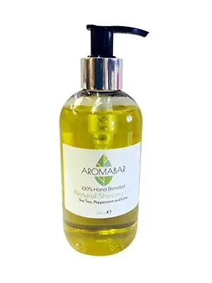 Natural Shaving Oil Tea Tree Peppermint & Lime 500ml 100% Pure With Pump Dispens • £29.99