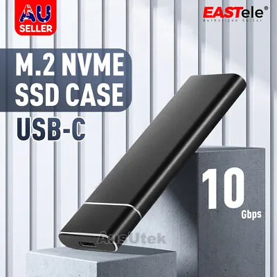 $27.99 • Buy USB 3.2 10Gbps To M.2 NVMe SSD External Enclosure Storage Case Box USB-C Drive
