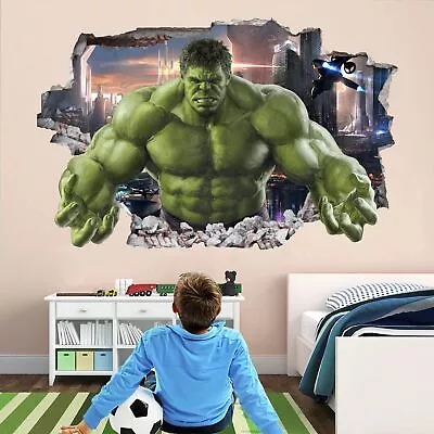 Hulk Wall Decor: Superhero Decal Sticker Mural Poster Print For Home & Office • £4.99