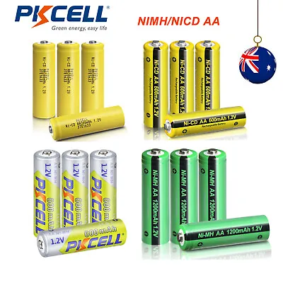 10-30x 1200mAh/600mAh AA/AAA Rechargeable Battery NIMH/NI-CD 1.2V Batteries • $16.85