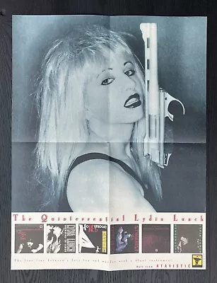 Lydia Lunch - The Quintessential Lydia Lunch - 17 X22  - Poster • $25