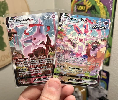 $260 • Buy Sylveon Vmax 212/203 & Espeon Vmax 270/264 PACK FRESH Pokemon TCG Alt Arts 🔥💕