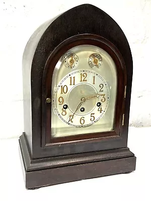 ✨Antique Junghans 8-Day Wurttemberg Westminster Chime A42 Mantel Clock VTG✨ • $175