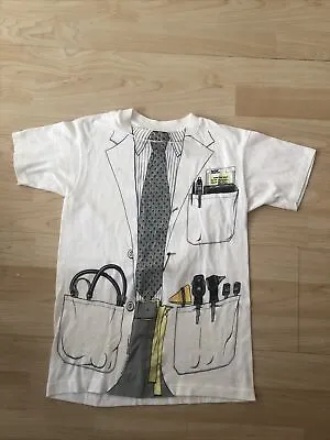 Vintage Drug Tshirt Kefzol Doctor Antibiotic Promotional Parody 1979 Tuxedo Kids • $10