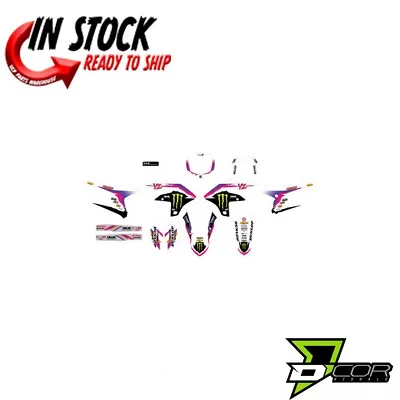 D'cor Visuals Complete Retro Monster Graphics Kit Yamaha 2018-2020 Yz450f • $139.95