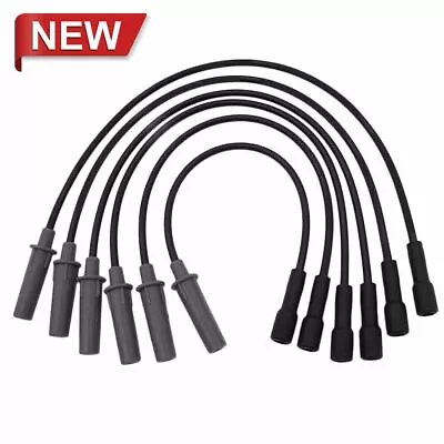$19.59 • Buy 6pcs Spark Plug Wires For Dodge Grand Caravan 2001-2007 3.3 V6 2009-2010 3.8 V6
