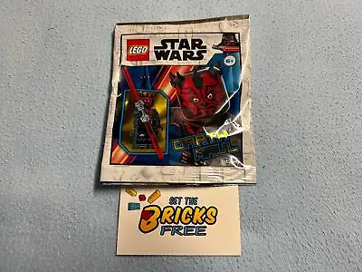 $12.99 • Buy Lego Star Wars 912285 Darth Maul Foil Pack New/Sealed/H2F/HasStickerResidue
