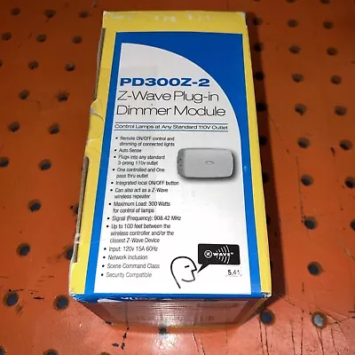 Brand New Linear PD300Z-2 Z-Wave Plug-in Dimmer Module 110v Lamp Control • $29.90