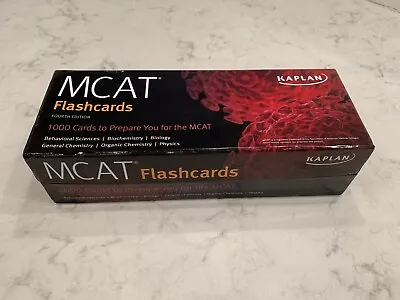Kaplan MCAT Flashcards (4th Edition) -- 1000 Cards -- Bio Chem / Biology / Orgo • $15.98