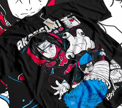 Itachi Uchiha T-Shirt Kisame Pain Akatsuki Anime Manga Unisex Shirt Soft Tee • $19.20