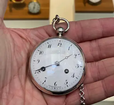 Breguet Silver Repeating Pocket Watch Sterling Silver Napoleon Napoleonic Fob • £4453.62