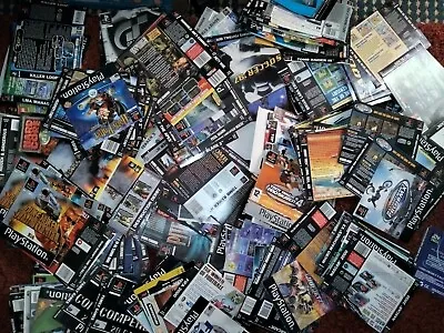 £2.95 • Buy PlayStation 1 Fronts Manuals Back Inlays Inserts Ps1 PSone Complete Sets Singles