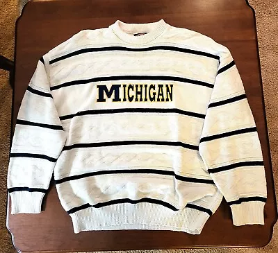 Vintage  Nutmeg Michigan Wolverines Men's Sweater Size XXL • $30