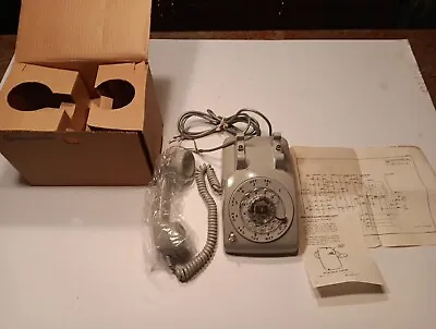 Vtg 1976 Bell System/Western Electric Grey Rotary Telephone 510 FRW 61 NOS! • $120