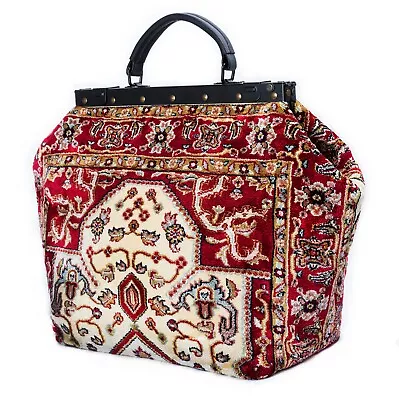 Large Victorian-style Mary Poppins Carpet Bag New From London Uk. Free Delivery • $253.72