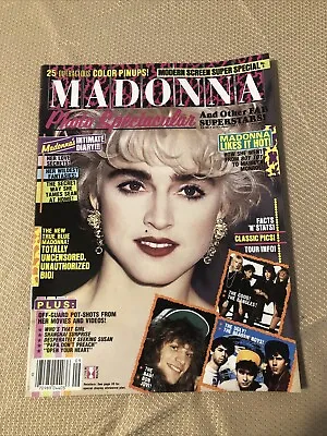 MADONNA Photo Spectacular Modern Screen Super Special Magazine #9 1987 • $20