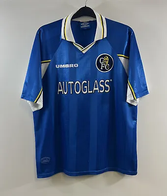 Chelsea Home Football Shirt 1997/99 Adults XXL Umbro C599 • £119.99