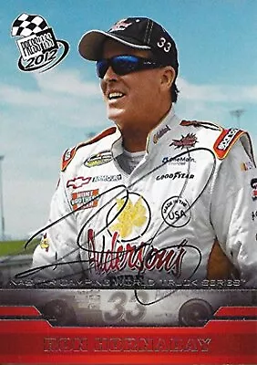 AUTOGRAPHED Ron Hornaday 2012 Press Pass Racing (#33 Andersons Maple Syrup) Camp • $16.99