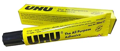 20ml Original UHU Glue All Purpose Super Glue Strong Clear Adhesive Craft DIY UK • £3.82