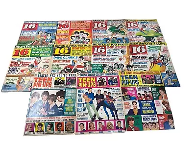 TEEN PIN-UPS 16 TEEN Vintage 60s 70s Magazine Lot Of 11 • $71.99